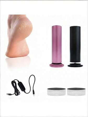 Electric Foot Grinder, Electric Foot Callus Remover, Electric Pedicure Machine, Adjustable Speed, Comes With 20 Replacement Sandpapers, Foot Grooming Tool Suitable For Men And Women To Remove Calluses, Hardened Skin And Cracked Heels