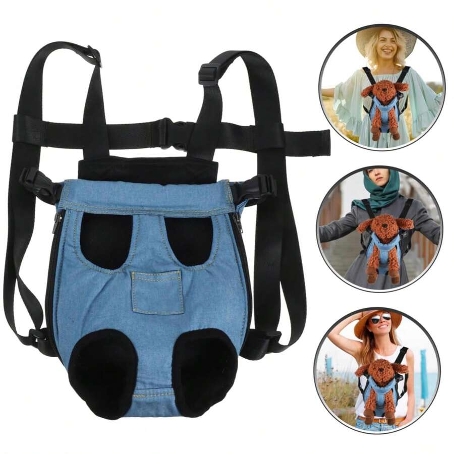 1 pieza ¡Esencial para la aventura al aire libre! Arnés ajustable para perros y gatos pequeños/medianos, transpirable, resistente al calor, de liberación rápida, correa de pecho cómoda