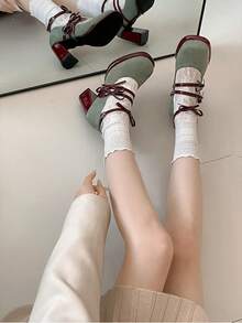 Women Pumps - màu xanh lá - Xem 3