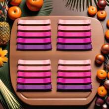 5-Piece Pink TPE Yoga Resistance Loops - Fitness Bands, Non-Slip Lightweight, Soft & High Elasticity, Anti-Deformation, Light Tension, Ideal For Yoga, Squats, Glute Training, Enhances Flexibility, Perfect For Christmas & Valentine's Day,5pcs. - Hồng - Xem 5