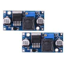 2pcs DC-DC Ajustable Step down Power Supply Modules Buck Converters 3.2V~35V to 1.25V~35V 3A - Negro - Ver 7