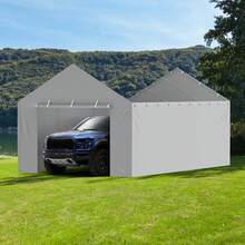 12x20ft Graue Seitenplane