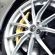 4pcs Car Wheel Center Hub Cap 5-Pointed Star Badge Stickers - 4pcs - View 5