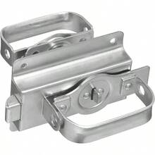 National Hardware - Bisagra de doble acción Updated Packaging 3 8 Inch Zinc Plated - como en la foto - Ver 1