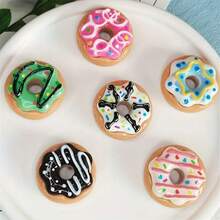5/10pcs - Cute Mini Donut Fridge Magnets, Personalized For Kitchen And Office Whiteboards, Storage Cabinets, Dishwashers, Refrigerators, Kitchen Decor, Home Decor, Mother's Day Gift - Multicolor - View 4