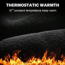 Máscara de esquí para hombres y mujeres máscara facial para deportes de invierno al aire libre cubierta facial para equipo de clima frío extremo - Mscaradeesqudeforropolarnegro - Ver 5