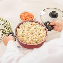 Ekco - Cacerola Ekco Classic Hecho de Aluminio con Antiadherente de Alto Rendimiento ¡Incluye Tapa de Cristal! 20 cm Color Rojo - Rojo - Ver 7