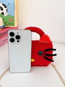 1pc Stylish Princess Sweet Style Red Mini Handbag, With Zipper Closure, Perfect For Storing Coins, Tissues, And Other Small Items. Available In Multiple Styles, Suitable For Teen Girls, And Ideal For Travel, Shopping It's Also An Ideal Holiday Gift For Friends. - Red - View 11