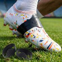 1 Pasang Pelindung Kaki Latihan Sepak Bola Versi Terbaru dengan Pegangan Silikon Anti-Selip, Pelindung Tulang Kering Olahraga Unisex - MultiWarna - View 6