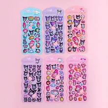 1 Set/1 Sheet Japanese Cartoon Anime Character Cartoon Fart Peach Pinch Sticker Creative 3D Relief Hand Account Decoration Sticker Decompression Reward Sticker, Cute And Beautiful, A Gift For Friends, Creating A Sense Of Surprise, Good-Looking And Affordable, New Year's Gift, Valentine's Day Gift, Easter Gift(Stochastic Style)