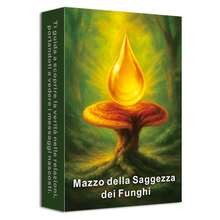 Italian Oracle Cards, Mushroom Wisdom Oracle Deck, Inner Clarity, Self Reflection And Future Fate, 12*8cm, Gaming Gift, Tarot Cards - Multicolor - View 1