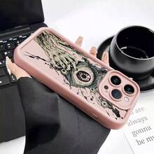 Protective Case With Horror Eyes, Flexible, Drop-Resistant. Case With Camera Protection. Case For Apple  13 14 15 11 12 16 17 Pro Max 17 Air 14 15 16 Plus XR, Galaxy A03 A04E A05S A10S A11 A12 A13 4G A14 A15 A20 A23 A32 A34 A35 A50S A30S A51 4G A52S 5G A54 A55 A71 4G A72 S20 S21 S23 FE S22 S23 Ultra S24 Plus M34 A07 A17 S25 EDGE, Redmi A2 A1 A3 8 9A 10C 12 5G 12C 11A 13 13C 14C, POCO C55 C65 X3 X4 X6 X7 PRO 5G M3 F3 F5 F6 F6 F7 PRO F7 Ultra Note 8 8 Pro 9 9s 9 Pro 10s 11s 4G 11 Pro 12 5G 12S 4G 12 Pro 5G 13 4G 13 Pro 4G 14 Pro 5g 14 5G 14 Pro 4g 5g K80PRO A5 11 12 Lite 14 15T Pro 15T 15 4G 15 Pro Plus MOTO E13 G04 4G G24 4G E14 G14 G22 G30 G10 G20 G34 G53 G54 G84 Edge 60 PRO 5G Infinix 50s VIVO 5G REALME C71 UV Custom Printing Minimalist Anti-Scratch Case Perfect Fit P15275 - 白色 - 查看 9