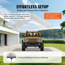 مظلات سيارات - 10 * 20 Fuß weißer Baldachinstoff، Kantenlos - مشاهدة 5