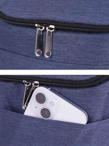 Customized New Slant Shoulder Insulated Bag, Large Capacity Cooler Bag, Outdoor Picnic Bag, Lunch Bag, Work Use