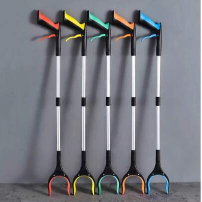 Agarrador plegable de 32 pulgadas - Una herramienta doméstica práctica y ligera, adecuada para personas mayores y limpieza del hogar, una opción ideal para alcanzar y agarrar objetos.