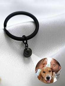 1 pieza Llavero personalizado con proyección de 1-3 fotos, llavero personalizado con múltiples fotos, llavero con foto familiar, llavero con proyección de foto para mujer, llavero personalizable simple con foto, llavero personalizado familiar, regalo personalizado de llavero para familiares - Multicolor - Ver 11