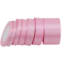Polyester Satin Ribbon Gift Box, Candy Box, Cake Box, Flower Decoration Satin Ribbon (Slight Color Difference Due To Machine Dyeing) - Pink - View 12