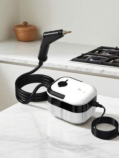 1pc 1500W High Pressure Steam Cleaner, Portable Steam Cleaner, Handheld Steam Cleaner For Car, Home Use On AC, Sofa, Hardwood Floor, Furniture Interior, Kitchen, Bathroom, Crevices