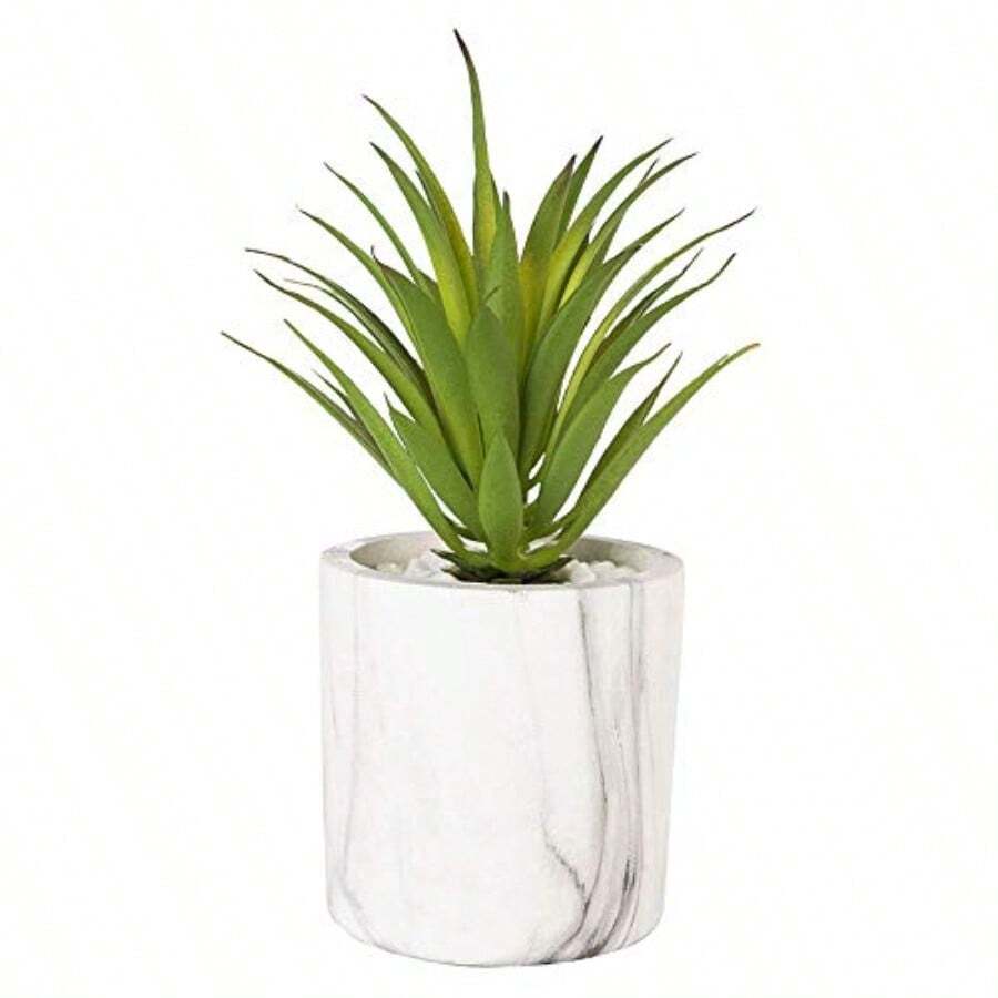 Artificial Succulents Agave Sisalana Plants Faux Plants Potted Plants Fake Bonsai Home Office Decoration Garden DIY Greenery Set - Agave - Ver 1
