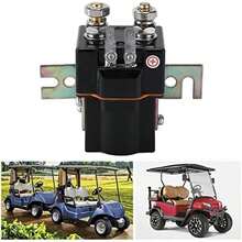 Solenoide de Carro KIMISS, Solenoide de 48 Voltios 101908701 4 Terminales para Club Car Eléctrico DS 1995-Up - / - Ver 3