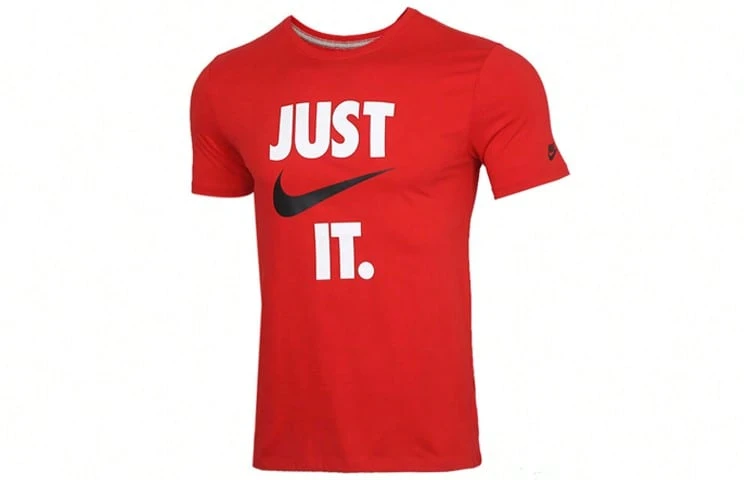 Nike Sportswear 字母印花圓領美式復古多巴胺短袖T卹