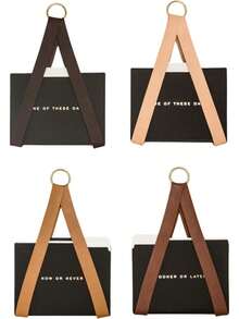 French Magazine Storage Bag, Sun Hat Rack, Wall-Mounted Newspaper Rack, Minimalist Bookshelf, Suitable For Wall-Mounted Office Storage, Home Decor With Mail Hooks, Decorative Room Accessories