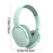 Over-Ear Wireless Bluetooth Headphones With ANC & HiFi Sound, 20-Hour Playtime Foldable Travel Headphones With Zero Pressure Memory Cotton Ear Cups & Bluetooth 5.1 | Studio-Grade, All-Day Wear, Travel Essential - 綠色 - 查看 11