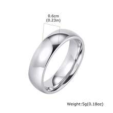 1pc Personalized Laser Engraved Name Text Stainless Steel Ring, Unisex Gift For Friends, Thanksgiving, Christmas - R-015 - View 10