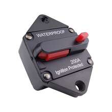 20-200A Circuit Breaker, 12V-48V DC Fuse Inverter With Manual Reset Button, Suitable For Automotive, Truck, RV, Boat, Panel Mount - Fuse Switch - View 2