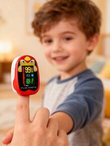 Children's Pulse Oximeter TFT Display Saturation Finger Clip Pulse Oximeter For Children - Measures Oxygen Saturation And Pulse Rate