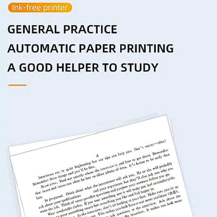 sdfPapel Térmico Plegable Cara Papel de impresora térmica A4 papel térmico continuo para imagen tareas contrato 8.2 x 11.6 pulgadas 100 hojasdfsg - Blanco - Añade 5