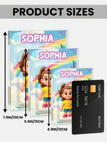 Customized 2D Character Acrylic Plaque Art Gift, Personalized Acrylic Plaque Gift For Family, Friends, Pets - As Shown - View 3