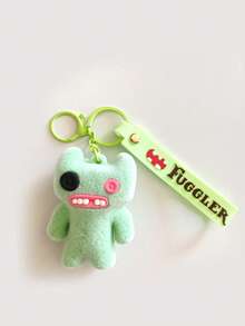 1个可爱植绒卡通牙齿怪兽钥匙扣，植绒卡通怪兽吊坠，趣味卡通背包吊坠，小饰品，包包挂饰，腕带钥匙扣，汽车钥匙扣，钥匙链挂绳，钥匙扣，钥匙圈，情侣钥匙扣，男孩钥匙扣，女孩钥匙扣，生日礼物，朋友礼物，节日礼物，活动纪念品，派对小礼品 - 彩色 - 查看 12
