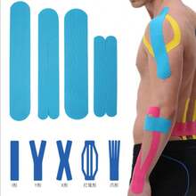 1 ROLL 5cmx5m Muscle Paste Kinesio Taping Elastic Tape Chest Paste Knee And Elbow Pad Fitness Protective Gear Sports Tape - Apricot - View 2