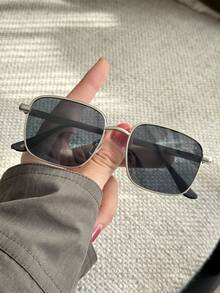 一副男士方形休闲多功能偏光时尚眼镜，适合旅行、骑行、钓鱼、海滩等场合 - 彩色 - 查看 11