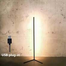 Corner Floor Lamp Smart RGB-IC LED Corner Lamp With App And Remote Control 16 Million Colors & 68+ Scene, Music Sync, Timer Setting - Ideal For Living Rooms, Bedrooms, And Gaming Rooms - RGBIC Dream Color - View 3