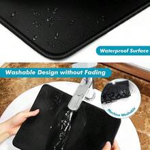 4 Mouse Pad Stitched Edges Premium-Textured Large Mouse Pads Mat Natural Non-Slip Rubber Base Mousepad for Laptop Computer and PC 11 x 8.7 inches Black - Negro3Paquete - Ver 6