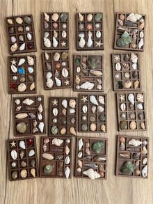 Mini Jewelry Stand, DIY Crystal Rack, Dollhouse Mini Decor, Multi-Layer Wooden Jewelry Display Tray, Ring Holder, Home Decor, Birthday Gift, Jewelry Storage - Multicolor - View 5