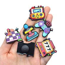 12PCS Cartoon Game Series Shoe Charms Set, PVC Shoe Decorations For Beach Bag, Shoe Accessories Charms, Gift Idea For Birthday Christmas Valentine's Day Halloween Party Favors - Multicolor - View 3