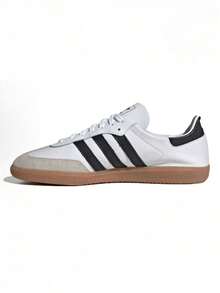 Giày thể thao Adidas SAMBA OG mũi tròn, buộc dây, cổ thấp, unisex, đen/trắng - trắng - Xem 11