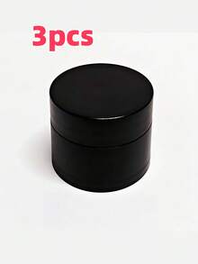 5g Refillable Black Double-Layer Thick Opaque Jar, Small Capacity Cream, Ointment, Nail Polish, Eye Cream Empty Bottle, Travel Opaque Refillable Container - Black - View 12