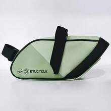 Large Capacity Bicycle Rear Bag, With Adjustable Shoulder Strap, Durable Seat Post Hanging Bag, Suitable For Road & Mountain Bikes, Mixed Color Design, Convenient Zipper Opening, Secure Fixation, Fashionable Appearance