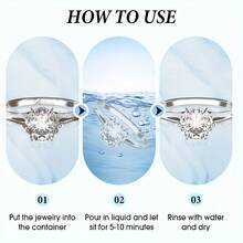 2pcs Professional Jewelry Cleaning Solution | Multi-Functional Jewelry Cleaner. Effectively Removes Rust And Oxidation, A Polishing Agent That Enhances The Shine Of Silver And Platinum Jewelry, A Gentle, , And Long-Lasting Cleaning Solution. - Green (2pcs) - View 8