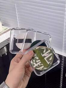 2pcs Transparent Acrylic Belt Storage Box, Suitable For Wardrobe And Drawers, With 3 Adjustable Compartments And Stackable Design, Ideal For Organizing Ties, Belts And Jewelry