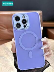 Koolife 1 件装磁吸无线充电全包保护壳，带镜头保护，防震 TPU+PC 磨砂表面，兼容 Apple 17 Pro Max/17/17 Pro/17 Air/16/16 Pro/16 Plus/16 Pro Max/11/11 Pro/11 Pro Max/12/12 Pro/12 Pro Max/13/13 Pro/13 Pro Max/14/14 Pro/14 Pro Max/14 Plus/15/15 Pro/15 Plus/15 Pro Max - 蒟蒻紫 - 查看 3