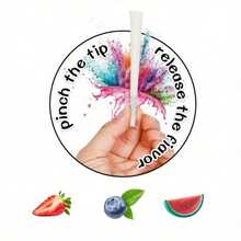 Fruit Fusion Rolling Papers - 2 Pack (12 Sheets) | Sweet Blueberry, Juicy Watermelon & Fresh Strawberry Flavors - 2 Gói (12 Nón) - Xem 10