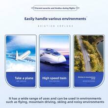 1个航空级减压耳塞，男女通用，专业设计，可降低飞行期间的气压和噪音，防止耳鸣和疼痛，是理想的情人节礼物。