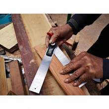 GemRed 2 in 1 Digital Protractor Goniometer Angle Finder Ruler 200mm by Gemred - BotnNegro - Ver 4