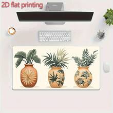 Alfombrilla de ratón/tapete de escritorio impreso en dos dimensiones con estilo bohemio y base de goma antideslizante, disponible en varios tamaños. Con elementos de diseño bohemio, es ideal tanto para uso en la oficina como para juegos. Hay disponibles múltiples estilos. - Multicolor - Ver 24