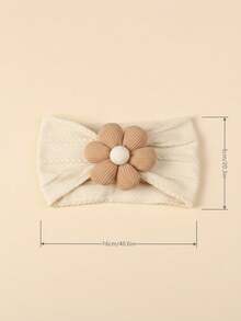 3pcs/Set Multi-Color 6-Petal Bowknot Nylon Headbands For Babies & Toddlers, Super Soft & Stretchy, Suitable For All Seasons, Ideal For Photos, Gifts, Casual, Home, Vacation, Sports, Retro, Elegant, Cute, College Style - Multicolor - View 2